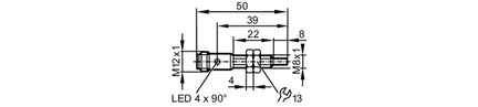 Czujnik indukcyjny  IEB3006-BNKG/V4A/US-104 (IES237) - IFM