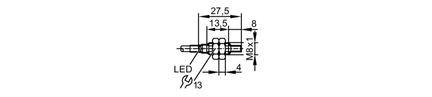 Czujnik indukcyjny  IEB3006-BPKG/V4A/2M/PUR (IES239) - IFM