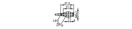 Czujnik indukcyjny  IEB3003BANKG/V4A/2M/PUR (IES242) - IFM