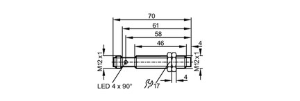 Czujnik indukcyjny IFA4004-CNKG/US-104-DNA (IF6012) - IFM