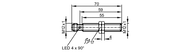 Czujnik indukcyjny analogowy z IO-Link IFK4002A2PKG/IO/US (IF6029) - IFM