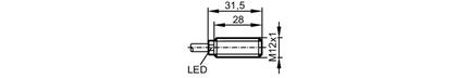 Czujnik indukcyjny IFB3002-BPKG/V4A/0,4M/ZH (IF6038) - IFM