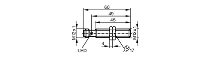 Czujnik indukcyjny IFK3002-BPKG/US-100 (IF7100) - IFM