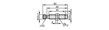 Czujnik indukcyjny IFK3004-BPKG/US-100 (IF7101) - IFM