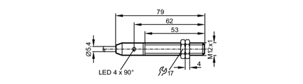 Czujnik indukcyjny IFK3004BBPKG/M/60V/6M/ZH (IFM209) - IFM