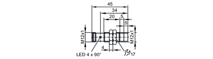 Czujnik indukcyjny IFB3010-APKG/K1/US-104 (IFS230) - IFM