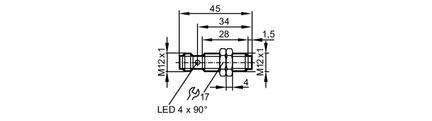 Czujnik indukcyjny IFB4006QCPKG/US-104 (IFS340) - IFM