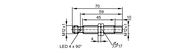 Metalowy czujnik indukcyjny IFK3006-ANKG/AM/P/US-104 (IFT246) - IFM