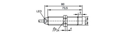 Czujnik indukcyjny IGA3008-APKG (IG5377) - IFM