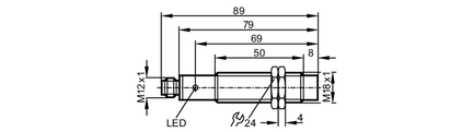Czujnik indukcyjny IGA3008-ANKG/US-100-DNS (IG5560) - IFM