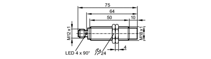 Czujnik indukcyjny IGA3008ZBPKG/US-104 (IG5765) - IFM