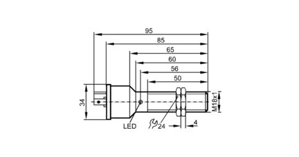Czujnik indukcyjny IGA3008BFPKG/SS-000-K/400mA (IG5910) - IFM