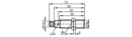 Czujnik indukcyjny IGK2008BFRKG/US-100-IRF (IG5958) - IFM