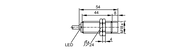 Czujnik analogowy indukcyjny IGK3008A1PKG/0,2M (IG6108) - IFM
