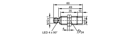 Czujnik indukcyjny z IO-Link IGK3012-FRKG/IO/US-104 (IG6616) - IFM