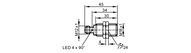 Metalowy czujnik indukcyjny IGB3008BBPKG/AM/V4A/US-104 (IGC262) - IFM