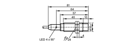 Czujnik indukcyjny IGK3012-BPKG/M/60V/6M/ZH (IGM207) - IFM