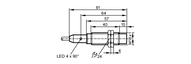 Czujnik indukcyjny IGK3012-BPKG/M/60V/6M/ZH (IGM207) - IFM