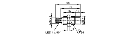Czujnik indukcyjny IGB3012-APKG/US-104 (IGS207) - IFM