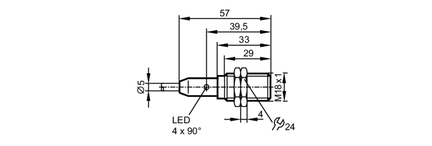 Czujnik indukcyjny IGB3008BBPKG/M/V4A/6M/wH (IGT206) - IFM