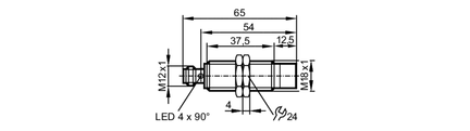 Czujnik indukcyjny IGK3012-BPKG/K1/SC/US-104 IGw201 - IFM