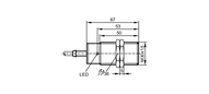 Czujnik indukcyjny IIA4010ZCPKG/6M/BH (II5800) - IFM