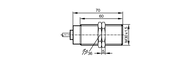 Czujnik indukcyjny wysokotemperaturowy IIA3010ZBPKG/5M/SH (II5961) - IFM