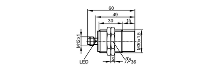 Czujnik indukcyjny IIK3015-BPKG/US-100 (II7101) - IFM