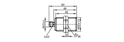 Czujnik indukcyjny IIK3010-ANKG/US-100 (II7102) - IFM