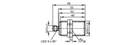 Metalowy czujnik indukcyjny IIK3012BFRKG/AM/IO/US-104 (IIC236) - IFM