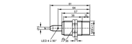 Czujnik indukcyjny IIKC022-ASKG/M/6M/ZH (IIM203) - IFM