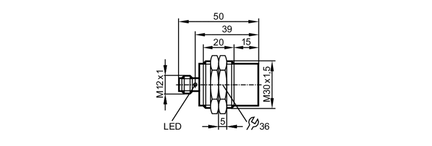 Czujnik indukcyjny IIB3022-APKG/US-104 (IIS209) - IFM