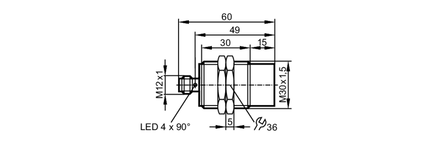 Czujnik indukcyjny IIK3022-BPKG/US-104 (IIS227) - IFM