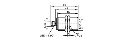 Czujnik indukcyjny IIK3015BAPKG/US-104 (IIS234) - IFM
