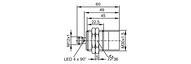 Czujnik indukcyjny IIK3022-BPKG/K1/V4A/US-104 (IIS283) - IFM