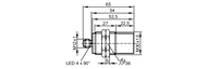 Metalowy czujnik indukcyjny IIK3025-ANKG/AM/P/US-104 (IIT232) - IFM