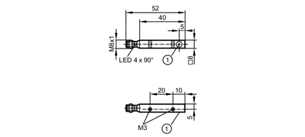 Czujnik indukcyjny ILA32,5-BPKG/OBEN/AS514TPS RT (IL5021) - IFM