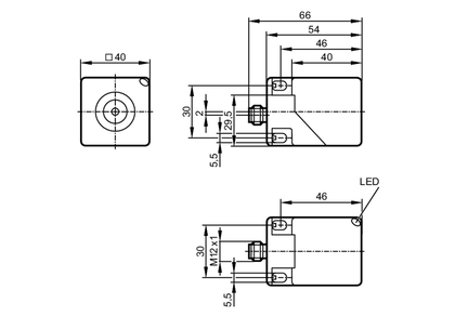 Czujnik indukcyjny IMC2015-ARKG/UP/US-100-DRS (IM5127) - IFM