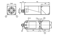 Czujnik indukcyjny IVE3020UBPKG/US (IV5060) - IFM