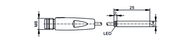 Czujnik indukcyjny IZB30,8-BPKG/V2A/0,3M/AS-610 (IZ5044) - IFM