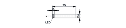 Czujnik indukcyjny IZB30,8-BPKG/V2A/ZS (IZ5051) - IFM