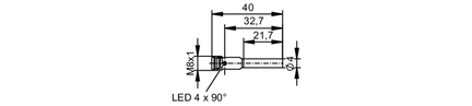 Czujnik indukcyjny IZB31.5-BPKG/AS (IZ5057) - IFM
