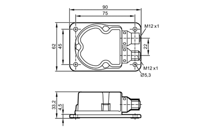 Czujnik nachylenia INC-M2M360J-KG/US (JN2300) - IFM