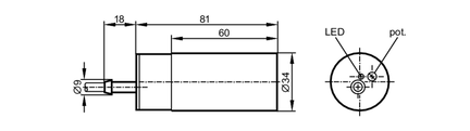 Czujnik pojemnościowy KB-3020-BPKG/NI (KB5004) - IFM