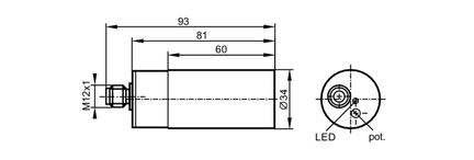 Czujnik pojemnościowy KB-3020-BPKG/NI/US-100-DPS (KB5062) - IFM