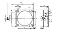 Czujnik pojemnościowy  KDE3060-BPKG/NI/US-100-DPS (KD5044) - IFM