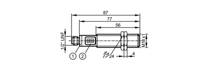 Czujnik pojemnościowy  KG-2120NFBOAP2T/LS100 (KG0016) - IFM