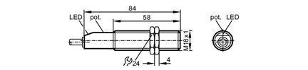 Czujnik pojemnościowy KG-3008-APKG/NI (KG5044) - IFM