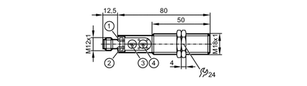Czujnik pojemnościowy KG-3150NFPKG/PL/2P/US/IO (KG6000) - IFM