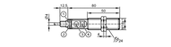 Czujnik pojemnościowy KG-3150NFPKG/PL/2P/IO (KG6001) - IFM